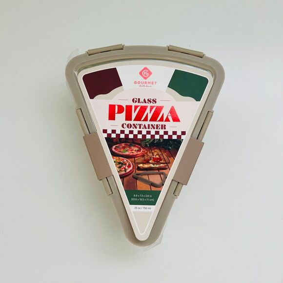 Gourmet Kitchen Other - GOURMET KITCHEN Glass Pizza Container
